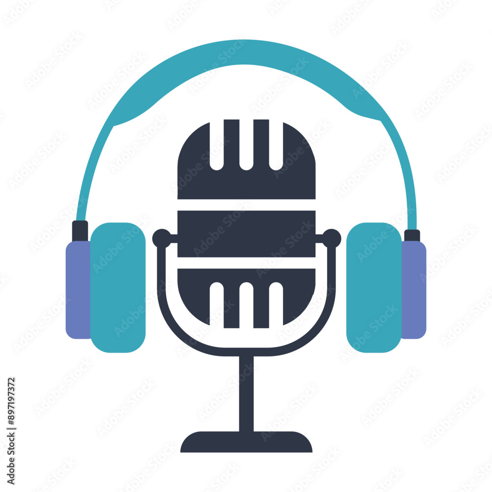 Set of podcasting elements, icons. Nice collection for Podcast Day, Radio Day or any more purposes. Vector illustration. Set of podcasting elements, icons. Nice collection for Podcast Day, Radio Day or any more purposes. Vector illustration.