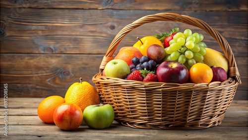 Panier de fruits uniforme, fruits, basket, uniform, assorted, organic, healthy, colorful, fresh, display, market, natural photo