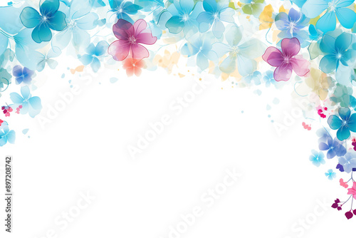 Watercolor Magnolia Marvel Abstract Watercolor Poppy Poetry