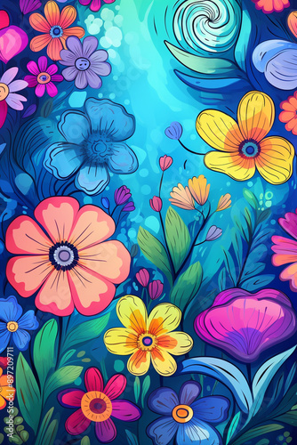 Dreamy Watercolor Wisteria Whispers Watercolor Cosmos Charm