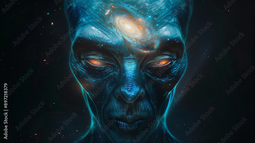 alien, extraterrestrial, sci-fi, galaxy, cosmos, space, futuristic, otherworldly, alien portrait, interstellar, celestial being, galactic, mysterious, alien intelligence, cosmic entity, space creature alien, extraterrestrial, sci-fi, galaxy, cosmos, space, futuristic, otherworldly, alien portrait, interstellar, celestial being, galactic, mysterious, alien intelligence, cosmic entity, space creature