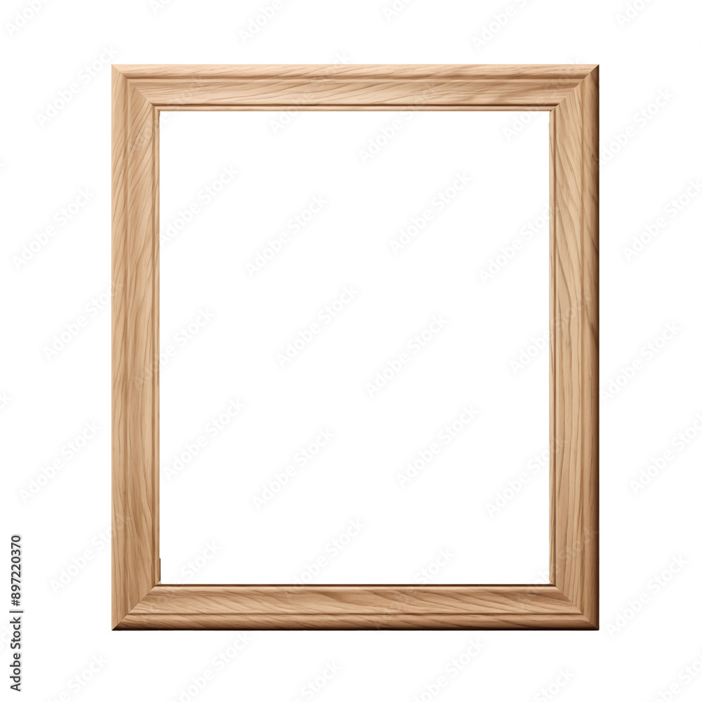 a wooden frame with a white background a wooden frame with a white background
