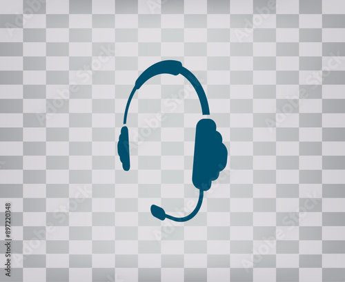Vector icon on gray background with gradient