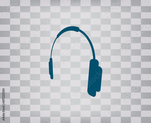 Vector icon on gray background with gradient