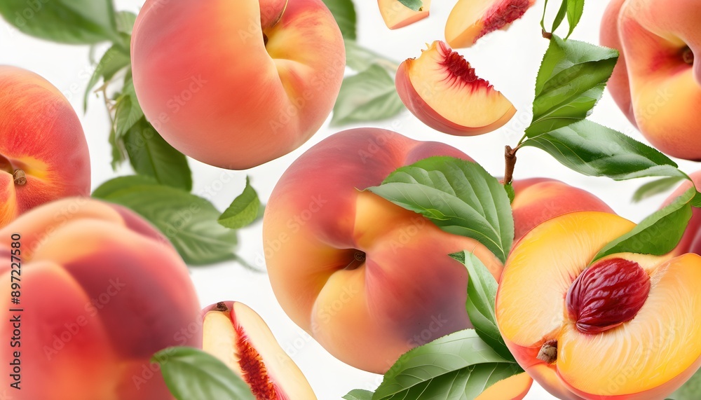 peaches on a branch peaches on a branch