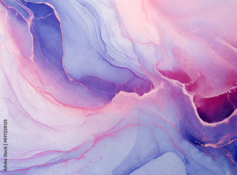 Naklejka premium Pastel Liquid Texture - Abstract Background