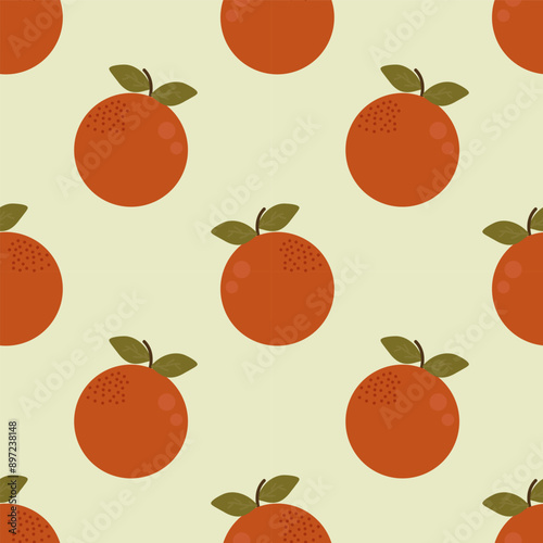 Orange vector ilustration seamless patern.Great for textile,fabric,wrapping paper,and any print.