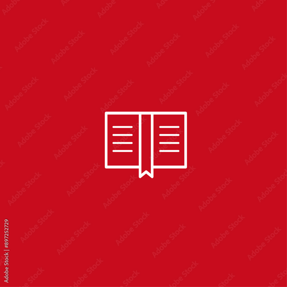 Bookmark icon flat vector design Bookmark icon flat vector design