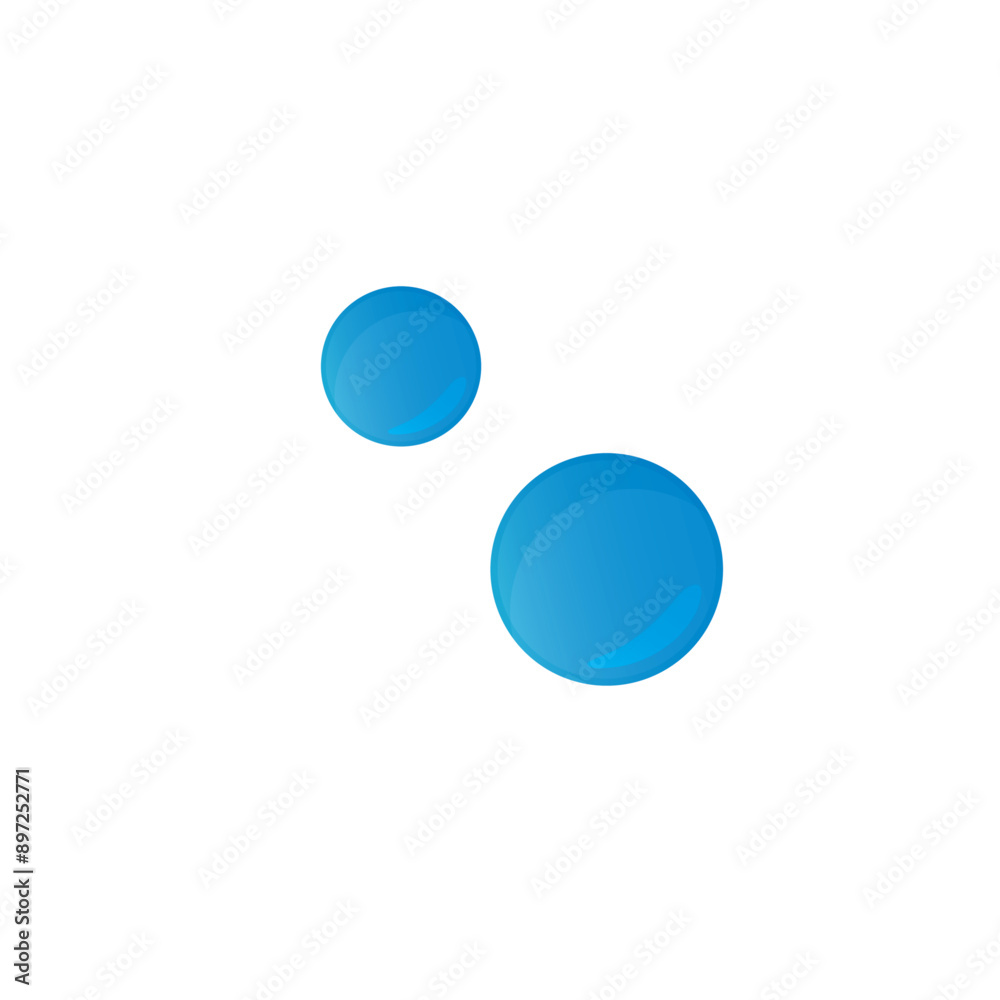Water splash drop logo flat vector design Water splash drop logo flat vector design