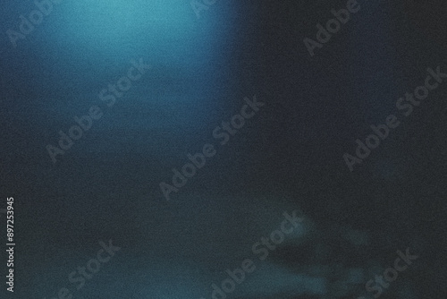 Blue grunge grainy rough texture. Abstract modern blurred background and film grain noise texture, elegant minimal style texture for wallpapers, screensavers and more. Dusted Background Overlay