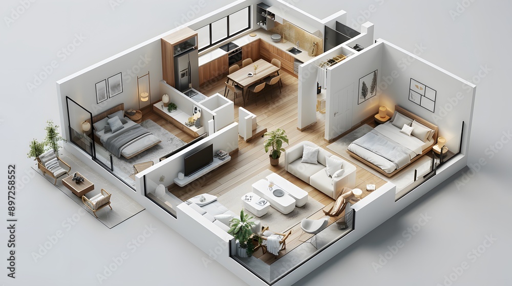 Image showcasing 25+ Modern Apartment Design Ideas for a Stylish and Functional Space