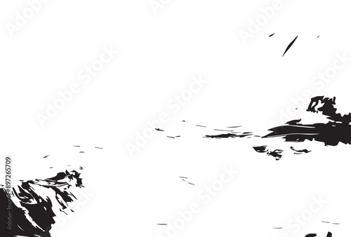 Abstract painting grunge texture. Semi- abstract image of landscape background. Modern art.