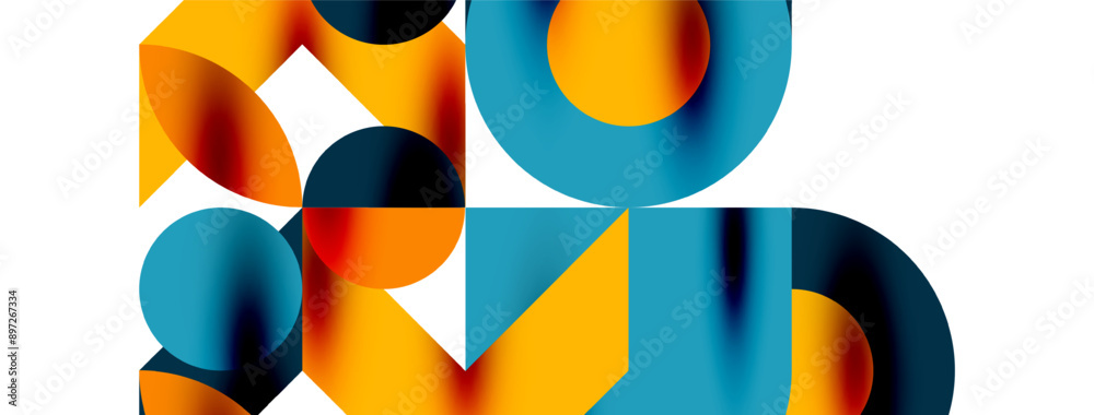 Circle pattern, round elements with lines and arrows composition for wallpaper, banner, background or landing Circle pattern, round elements with lines and arrows composition for wallpaper, banner, background or landing