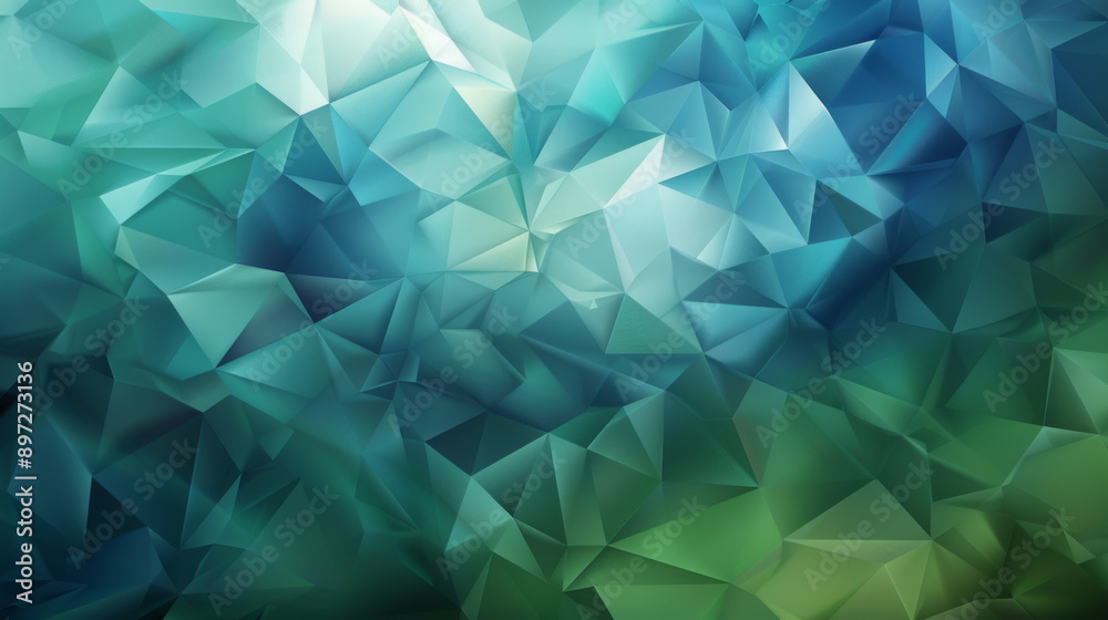 Abstract Blue and Green Background, Generative AI Illustration Abstract Blue and Green Background, Generative AI Illustration