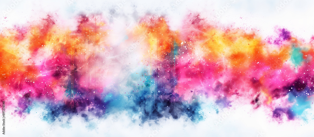 Fototapeta premium abstract colorful background; gentle, energetic backgrounds with lot of color mixing with precision to gave beautiful and bold texture; widescreen backdrop