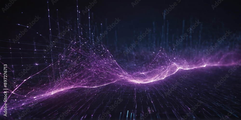 purple light trail futuristic particles blockchain bac background purple light trail futuristic particles blockchain bac background