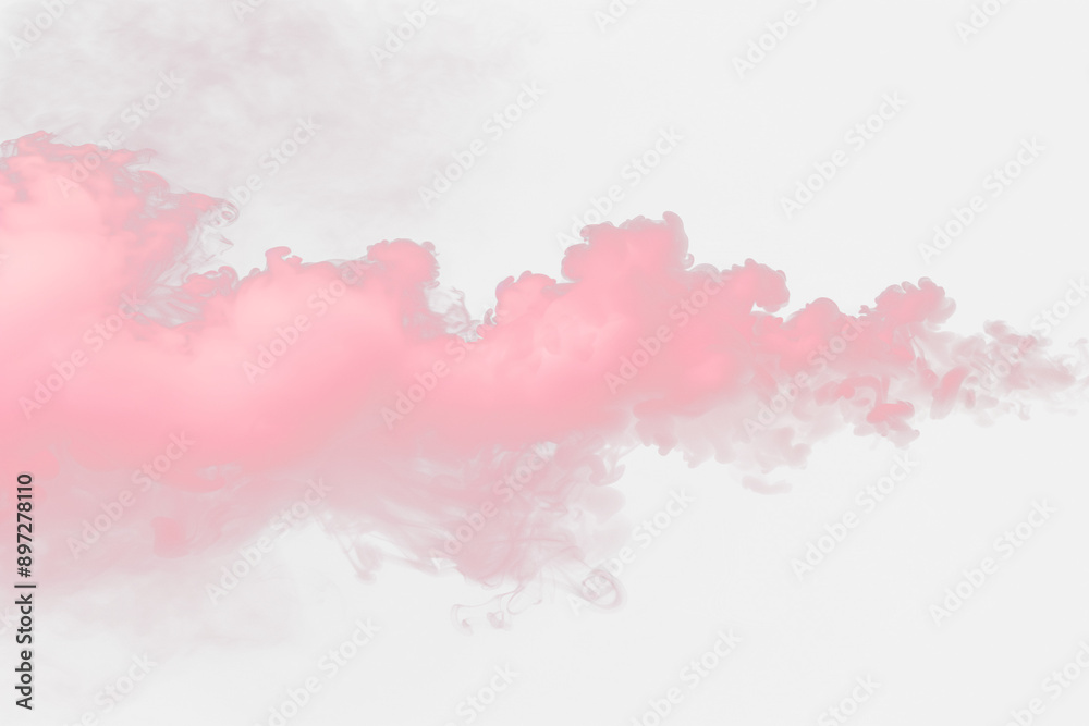 pink smoke cloud Overlay on transparent .explosion of powder and smoke of color pink . pink smoke cloud Overlay on transparent .explosion of powder and smoke of color pink .