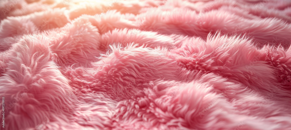 Seamless Pink Fur Background. Seamless Pink Fur Background.