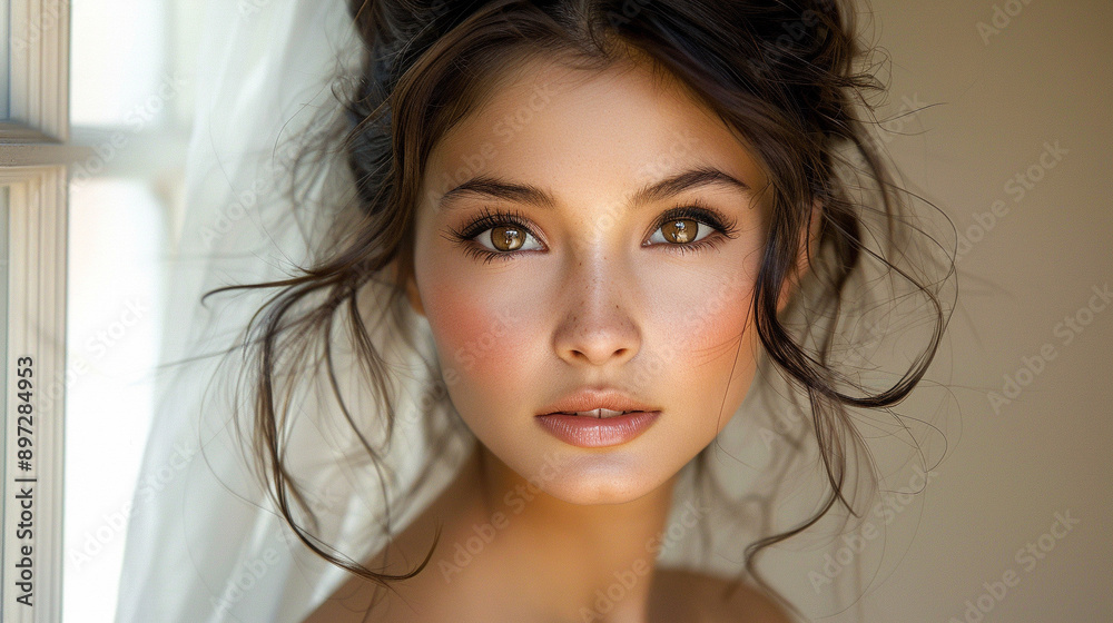 beautiful Asian woman with a delicate, slender frame and captivating, innocent eyes, exuding elegance and grace beautiful Asian woman with a delicate, slender frame and captivating, innocent eyes, exuding elegance and grace