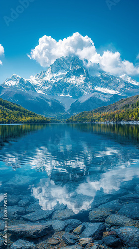 lake in the mountains