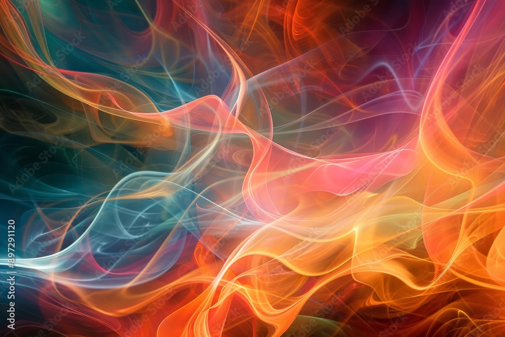 Abstract Swirling Colors. Abstract Swirling Colors.