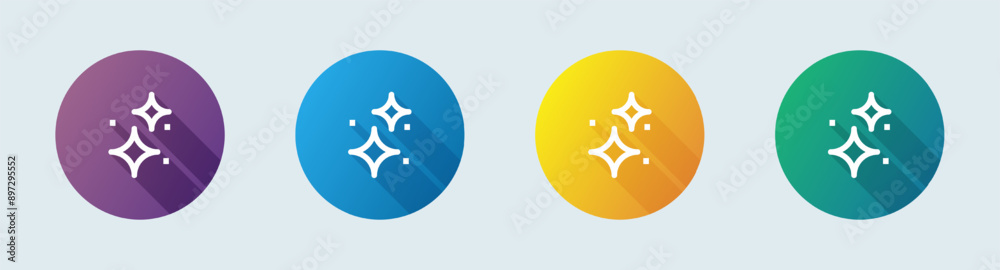 Highlight line icon in flat design style. Favourite signs vector illustration. Highlight line icon in flat design style. Favourite signs vector illustration.