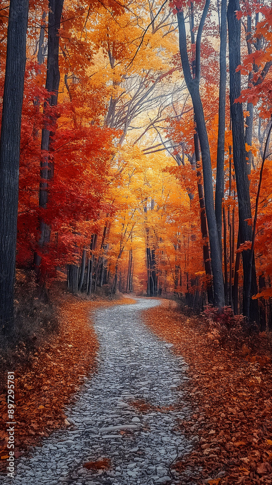 Fototapeta premium autumn in the forest