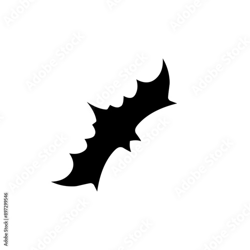 Halloween scary bat. Seamless vector background.
