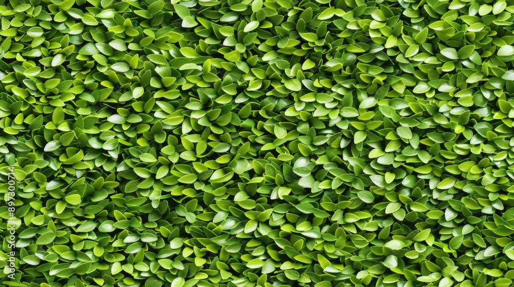 A close-up view of a thick patch of small, green leaves, creating a textured and natural background SEAMLESS PATTERN A close-up view of a thick patch of small, green leaves, creating a textured and natural background SEAMLESS PATTERN