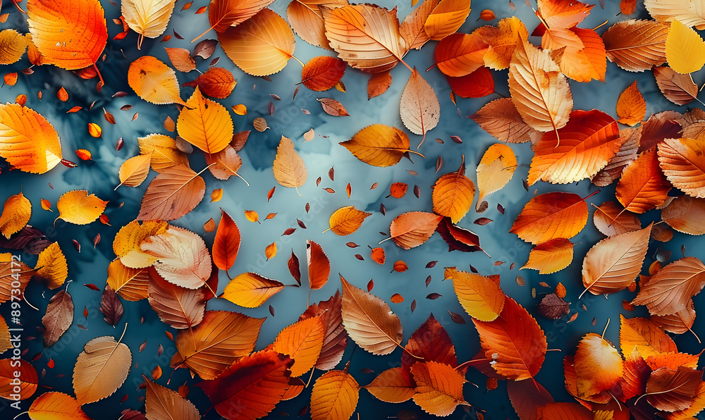 abstract background of fallen autumn leaves. Space for shopping sale promo poster, social media and web banner, abstract background of fallen autumn leaves. Space for shopping sale promo poster, social media and web banner,