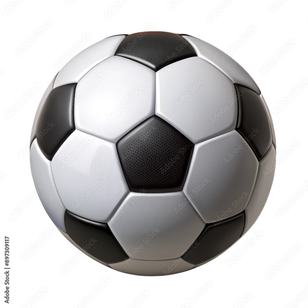 soccer ball isolated on white