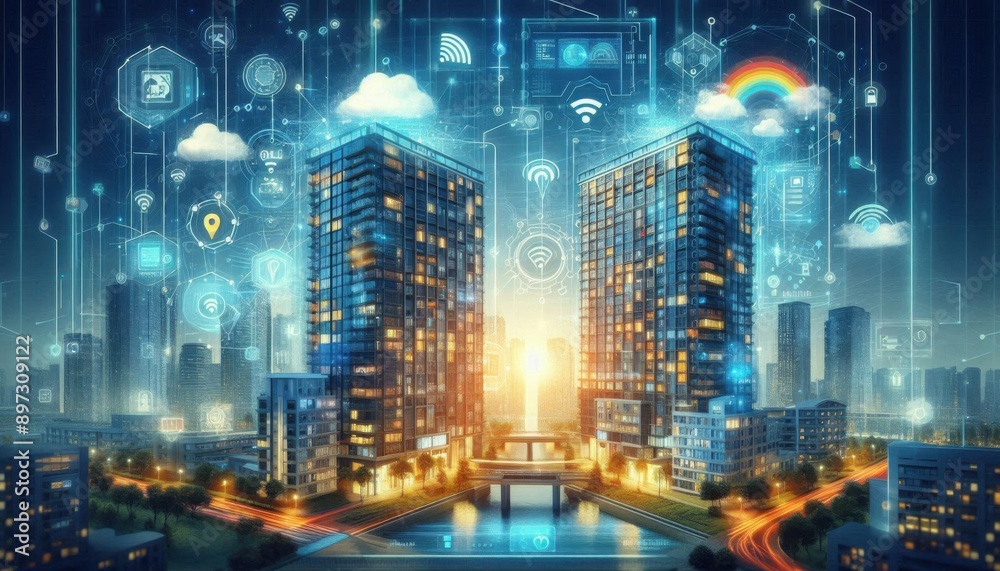 Connected Skyscrapers: Wi-Fi Linking Urban Buildings Connected Skyscrapers: Wi-Fi Linking Urban Buildings