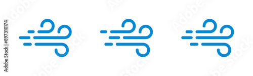 Wind icon set