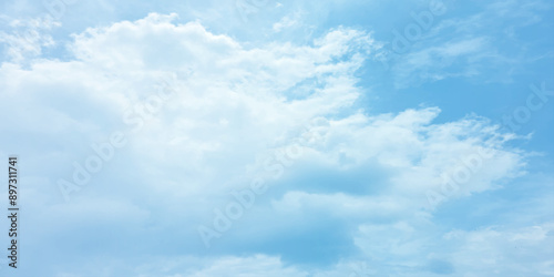 Blue clouds love winter-summer sky soft effect cloudscape, cloudy, heaven, cumulus, atmosphere crystal clear image wallpaper canvas pattern splashed seasonal trending beautiful high resolution art pai