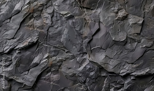 Dark Gray Stone Wall Texture
