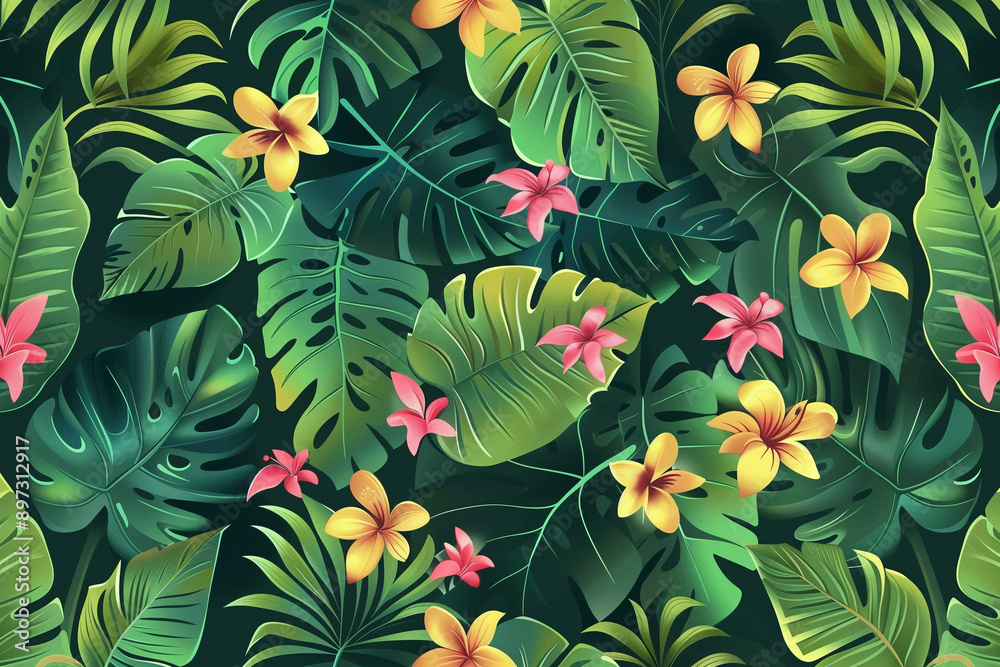 seamless pattern with flowers seamless pattern with flowers