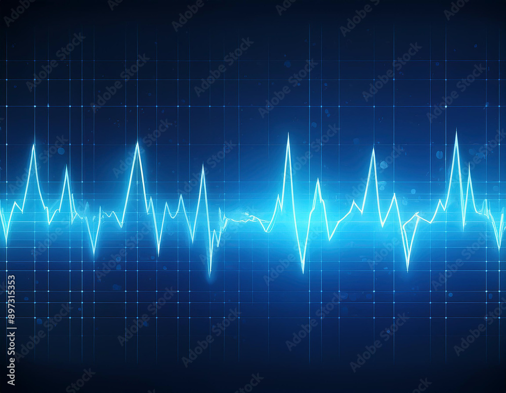 Dynamic Heartbeat Visualization: Modern ECG and Pulse Wave Graphics Dynamic Heartbeat Visualization: Modern ECG and Pulse Wave Graphics