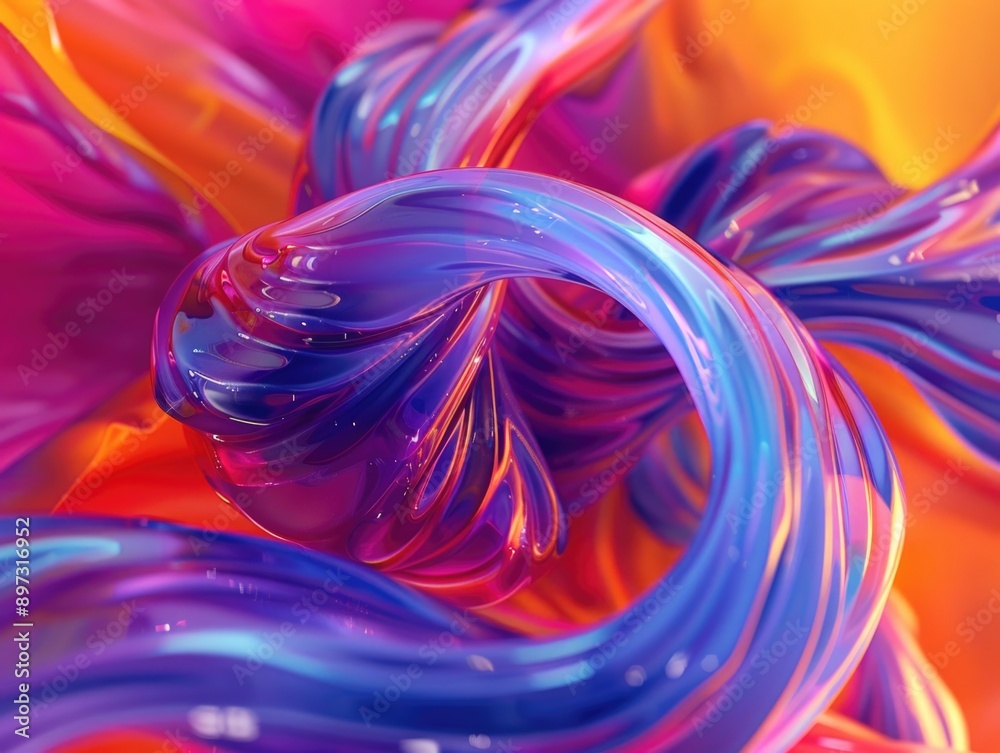 Close-up of colorful swirling patterns Close-up of colorful swirling patterns