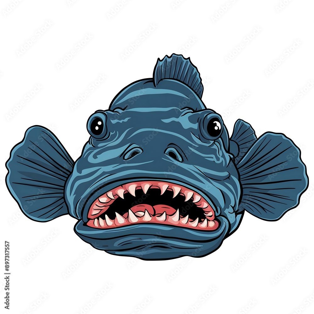 Obraz premium fish cartoon