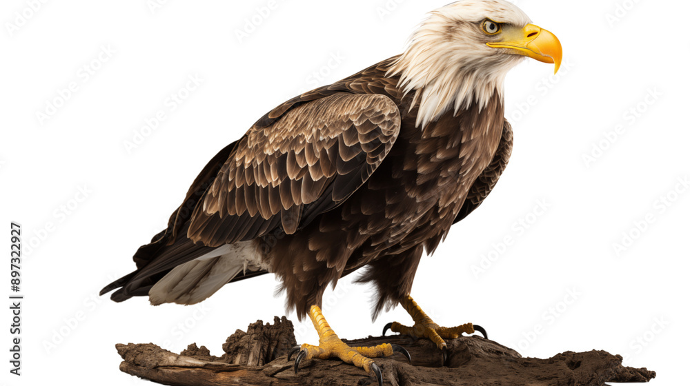 an isolated bald eagle transparent background. an isolated bald eagle transparent background.
