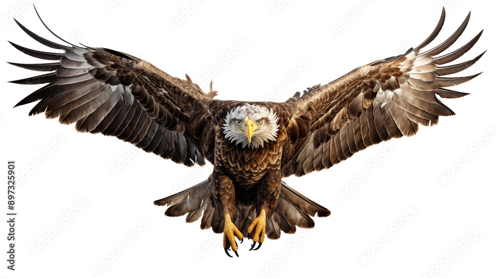 Obraz premium bald eagle transparent background.