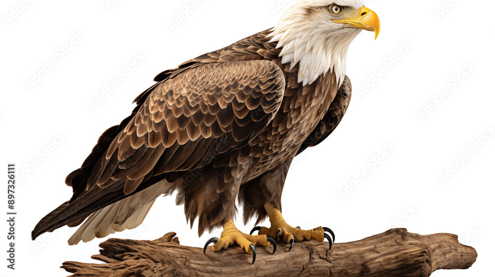 Obraz premium bald eagle transparent background.