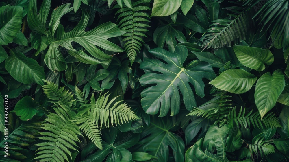 Fototapeta premium Lush Green Foliage