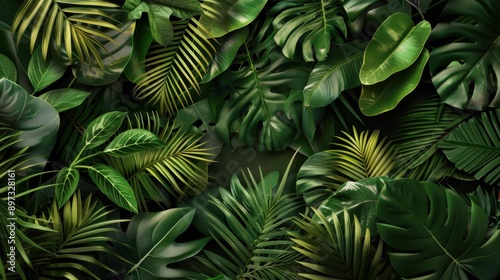 Tropical Leaf Pattern