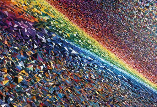 Prismatic Shapes Abstract