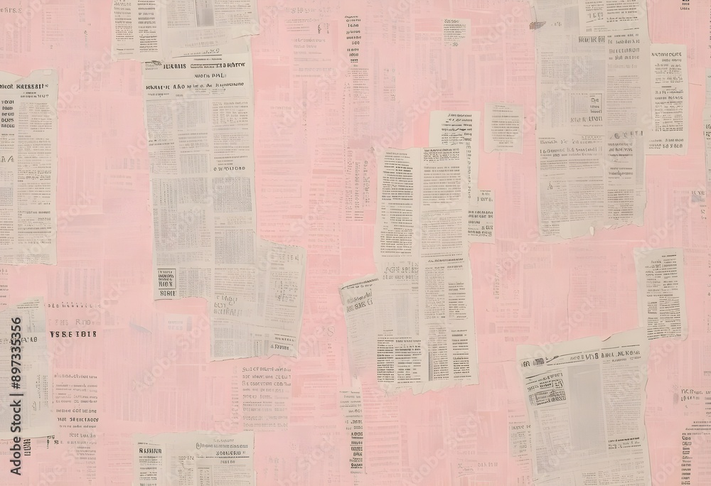 Obraz premium torn newspaper wallpaper