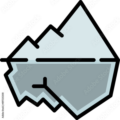 glacier color style icons