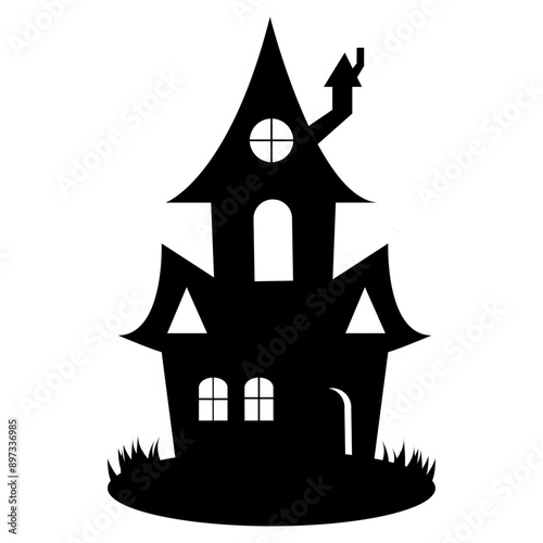 Halloween House Silhouette