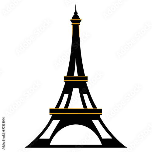 eiffel tower silhouette