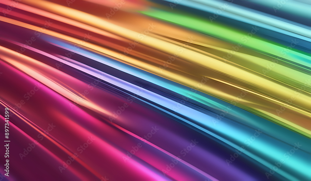 Rainbow, chrome, or aluminum shinny metallic surface background text. AI Generated Rainbow, chrome, or aluminum shinny metallic surface background text. AI Generated